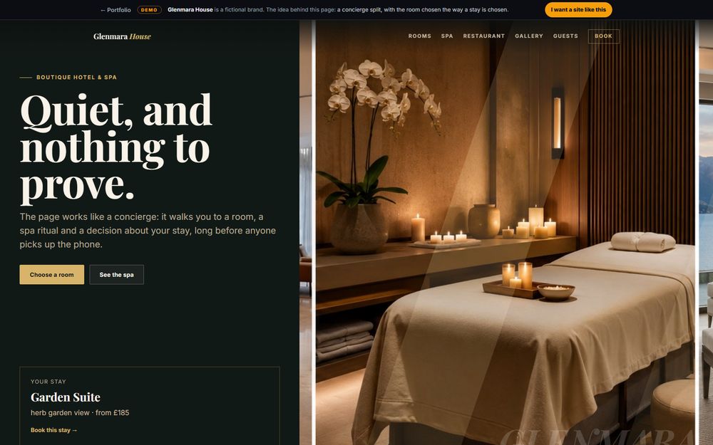 Boutique hotel & spa — Glenmara House
